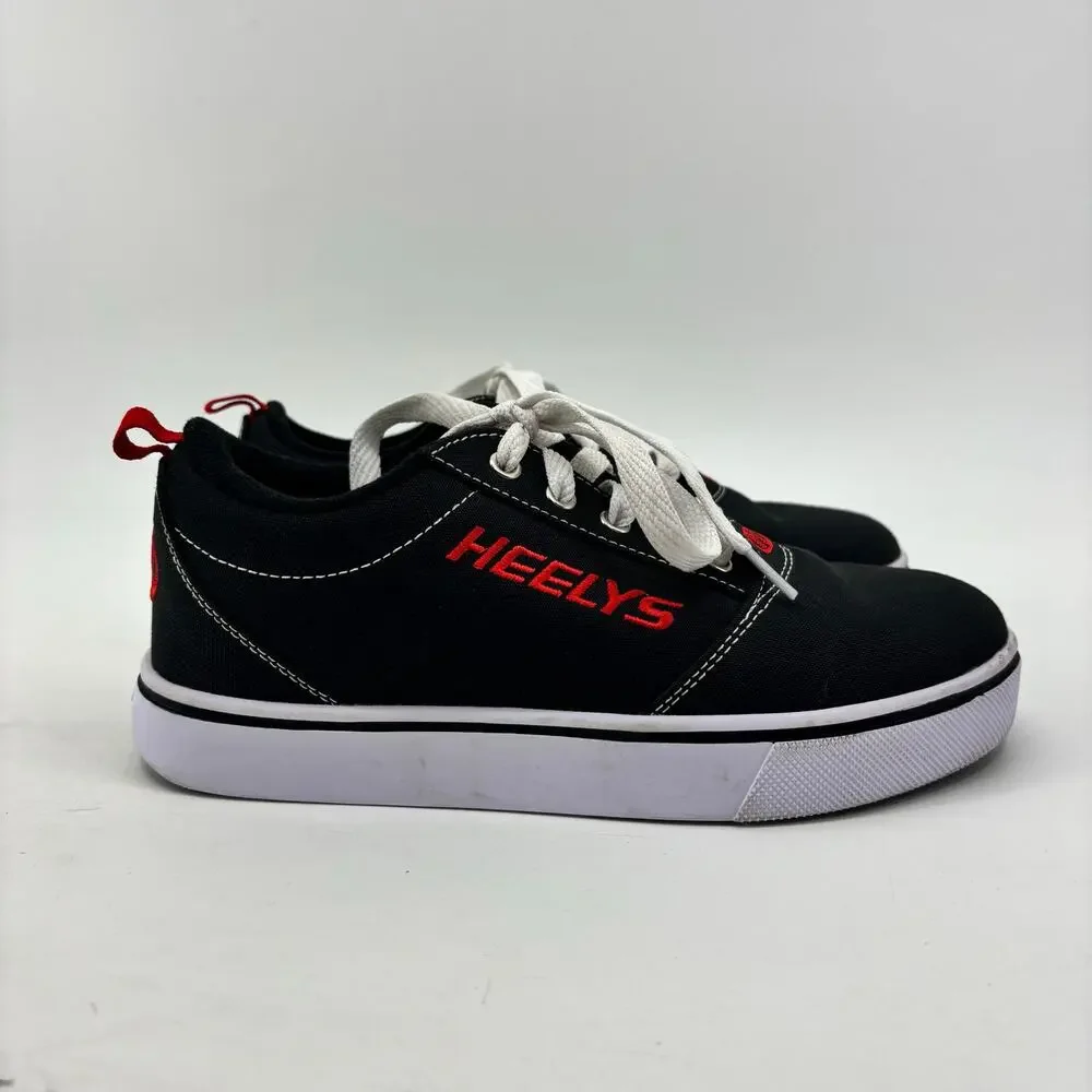 Heelys Sneakers Boys 5 Youth Black Canvas Lace Up Pro 20 / HE100757